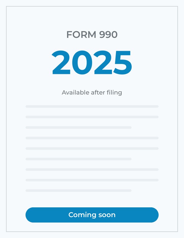 2025 Form 990, available after filing