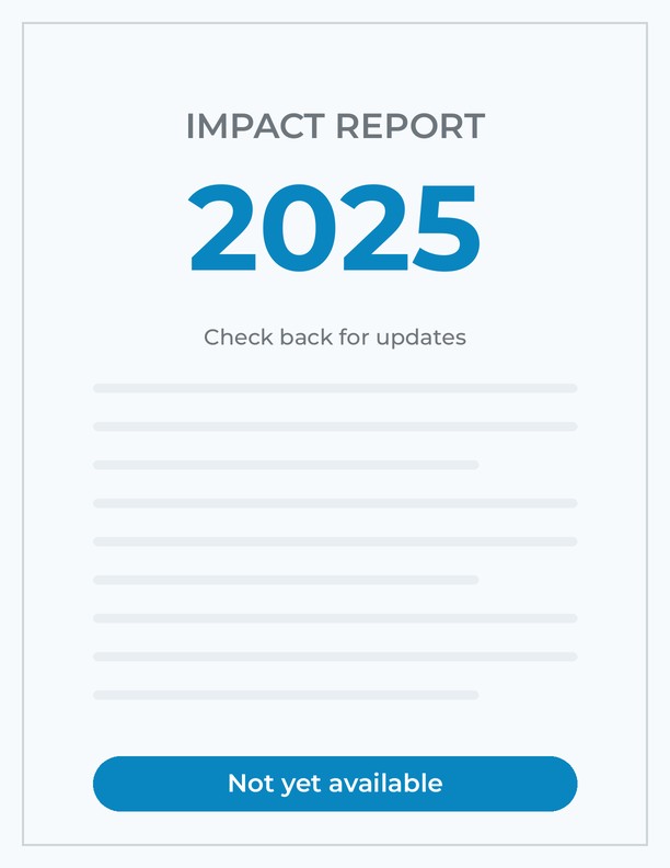 2025 Impact Report, not yet available